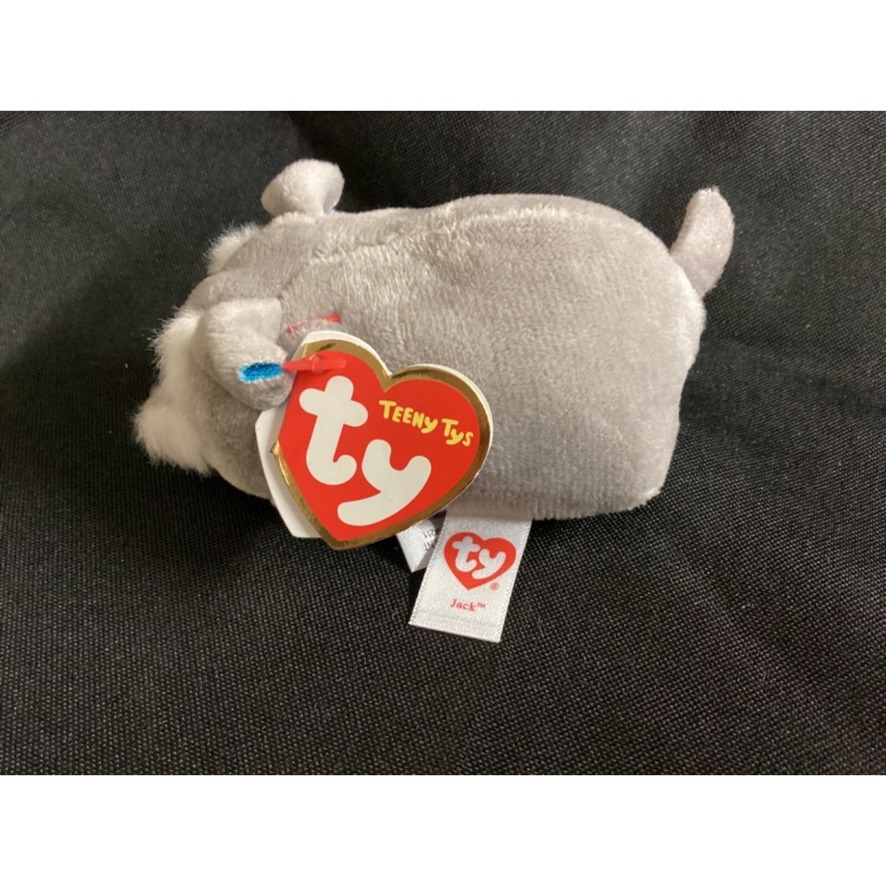 TY Beanie Boos - Teeny Tys Stackable Plush - JACK the Schnauzer (4 inch) - New - Picture 2 of 6